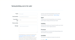 Desktop Screenshot of fantasyholiday.com
