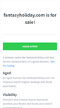 Mobile Screenshot of fantasyholiday.com